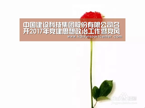 中国建设科技集团股份有限公司召开2017年党建思想政治工作暨党风廉政建设大会:开云体育(图2) 开云下载